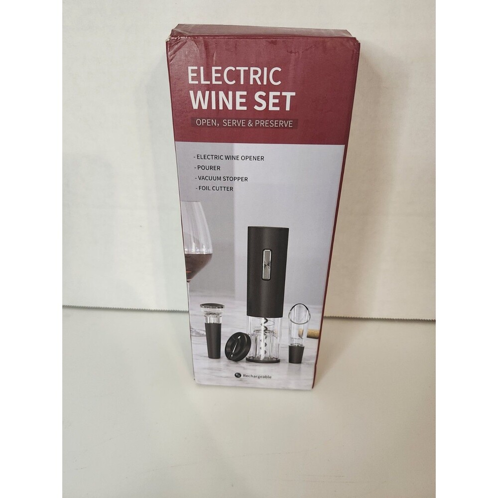 Electric Wine Bottle Opener Rechargeable New In Box
